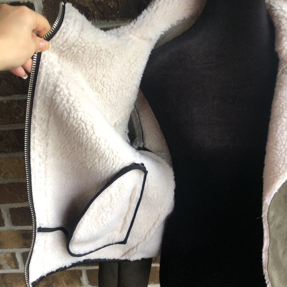 H&M Divided Faux Leather/FurBiker Jacket - Picture 7 of 11